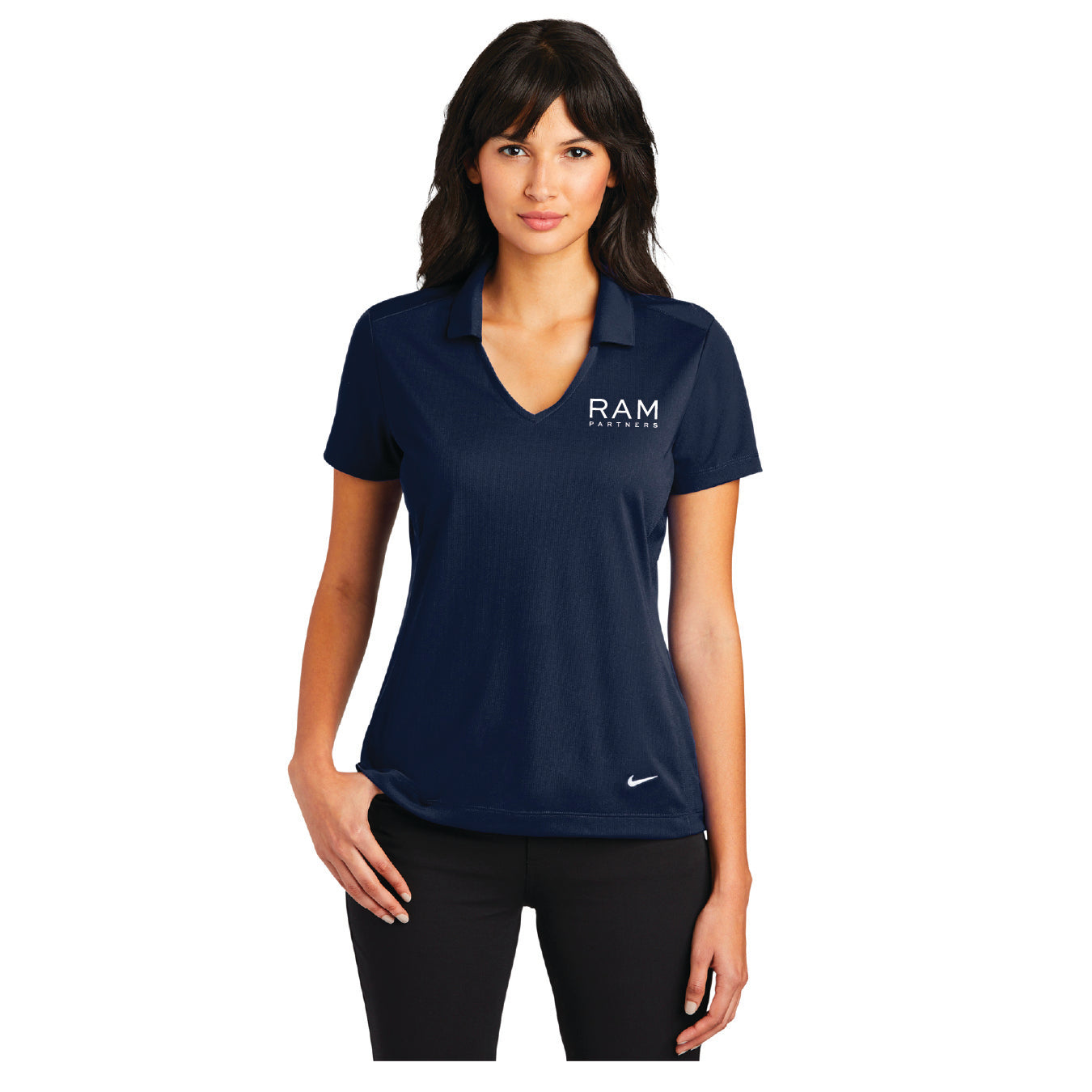 637165 - Nike Women's Dri-FIT Vertical Mesh Polo