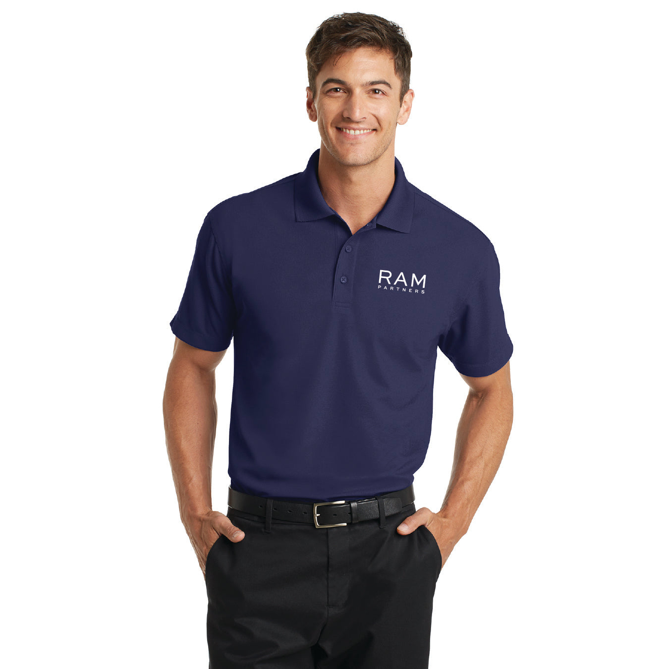 K572 - Port Authority Dry Zone Grid Polo