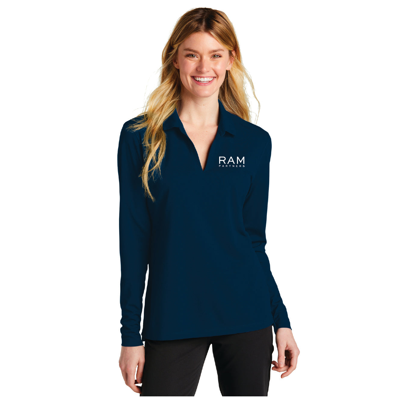 NKDC2105 - Nike Women's Dri-FIT Micro Pique 2.0 Long Sleeve Polo